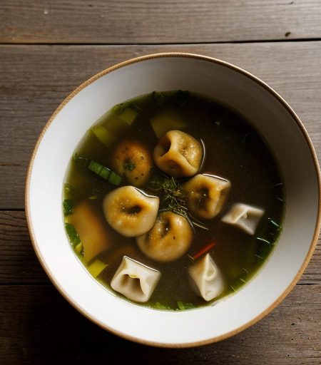 Pork Dumpling Soup recipe image