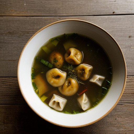 Pork Dumpling Soup recipe image