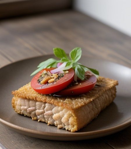 Pork, Eggplant, and Tomato recipe image
