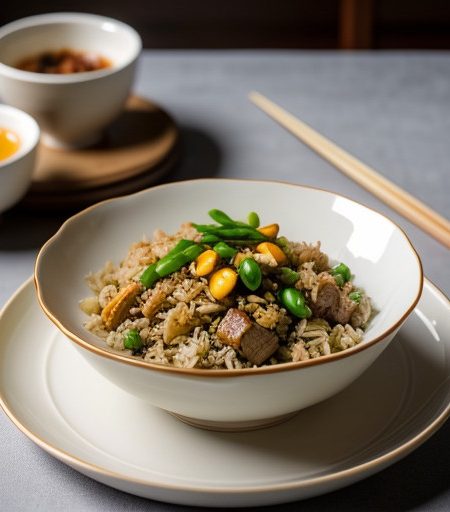 Pork Fried Rice With Ginger recipe image