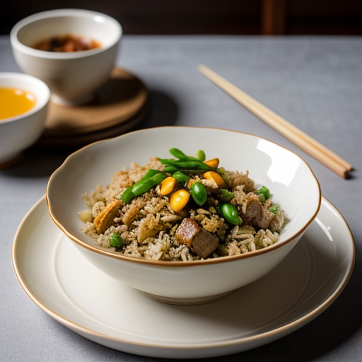 Pork Fried Rice With Ginger recipe image