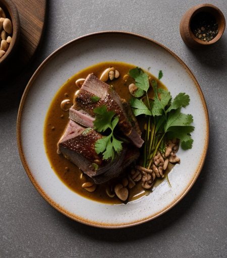 Pork Hock and Peanut Stew (Khuy Chan Lon Ham Voi Lac recipe image