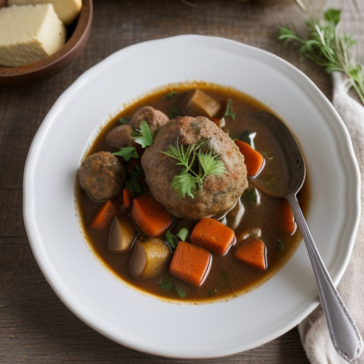 Pork Meatball Stew recipe image