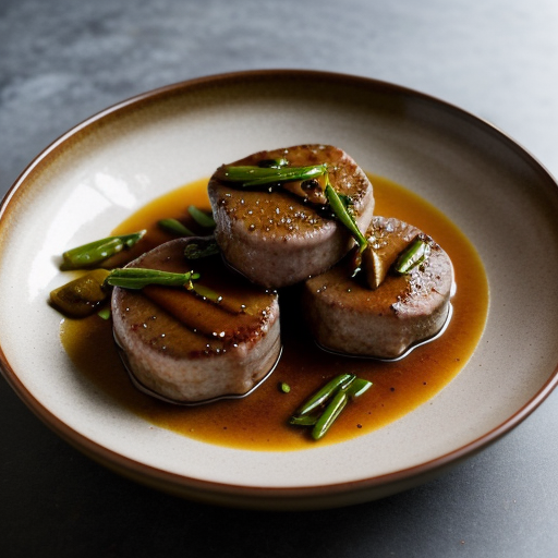 Pork Medallions With Maple-Vinegar Sauce recipe image
