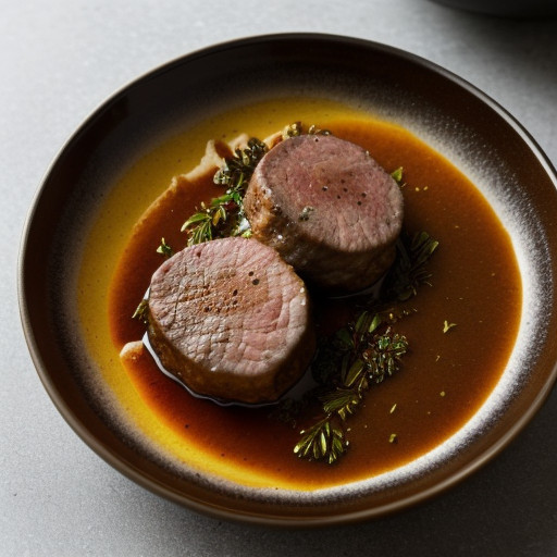 Pork Medallions With Port Sauce recipe image