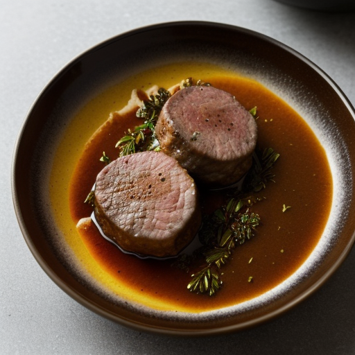 Pork Medallions With Port Sauce recipe image