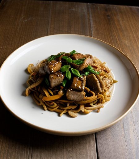 Pork & Peanut Stir-Fry recipe image
