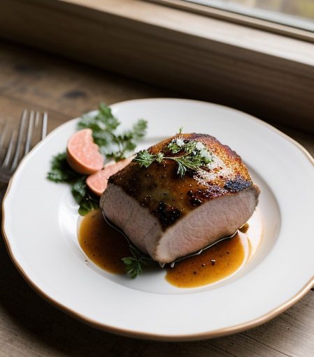 Pork Roast Stuffed With Sausage & Spinac recipe image