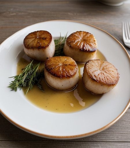 Pork Scallops With Lemon & Herbs recipe image