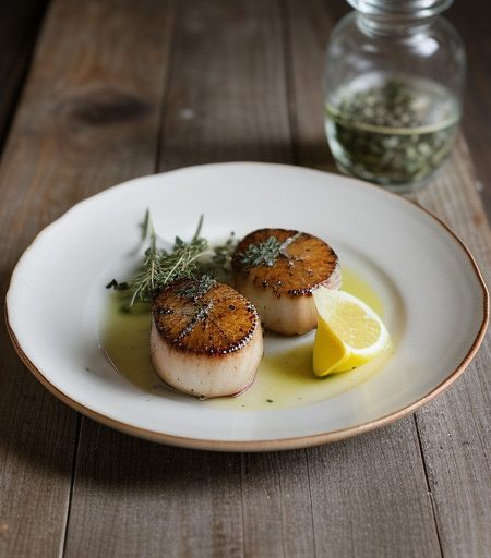 Pork Scallops With Lemon and Herbs recipe image
