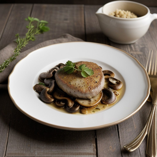 Pork Scaloppine With Marsala & Mushrooms recipe image