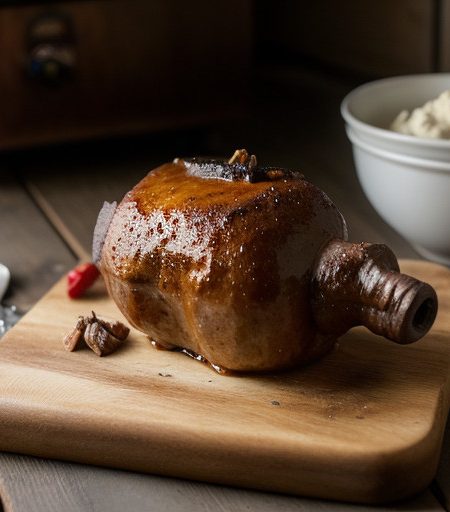 Pork Shoulder Crock Pot Barbeque recipe image