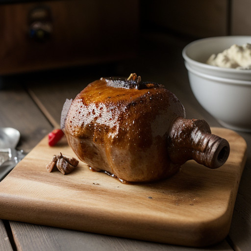 Pork Shoulder Crock Pot Barbeque recipe image