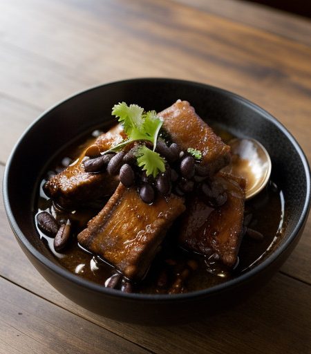 Pork Spareribs in Black Bean Sauce/See Jup Pa recipe image