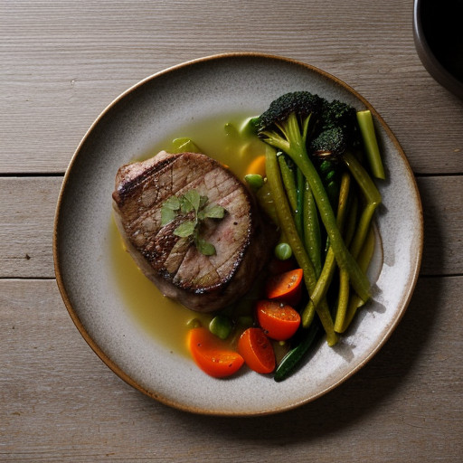 Pork Steak & Veggies recipe image