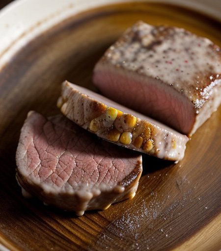Pork Steaks & Corn Dressing recipe image