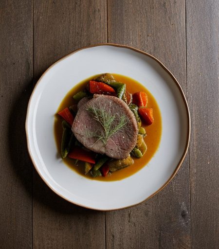 Pork Steaks With Peppers recipe image