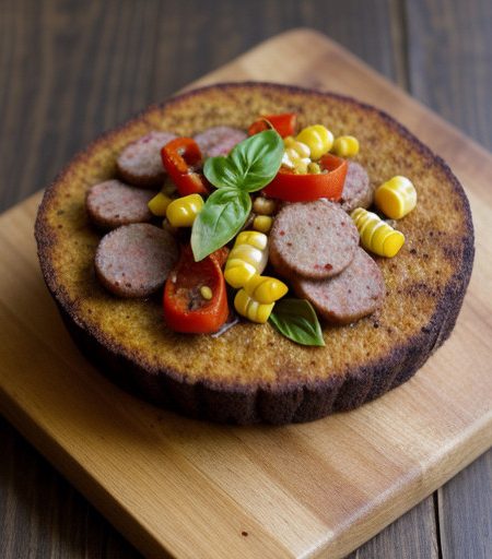 Pork Stew With Corn Bread Topping recipe image