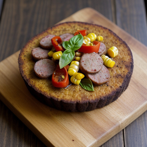 Pork Stew With Corn Bread Topping recipe image