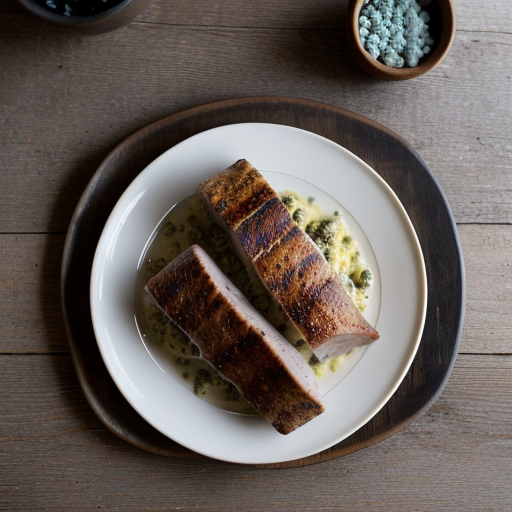 Pork Tenderloins With Stilton~ Port & Jalap recipe image