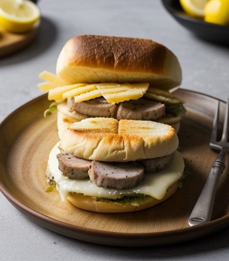 Pork Ticcata Sandwiches recipe image