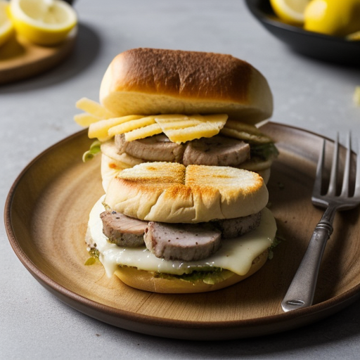 Pork Ticcata Sandwiches recipe image