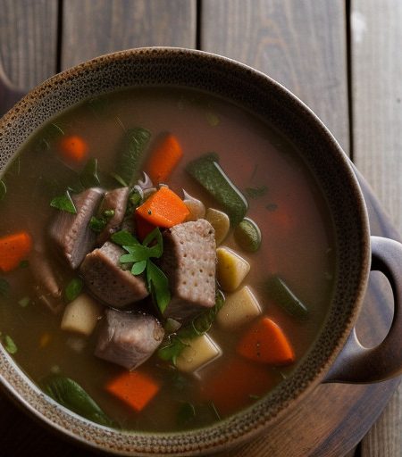 Pork & Vegetable Soup B1 recipe image