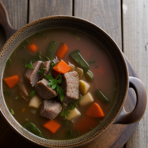 Pork & Vegetable Soup B1 recipe image