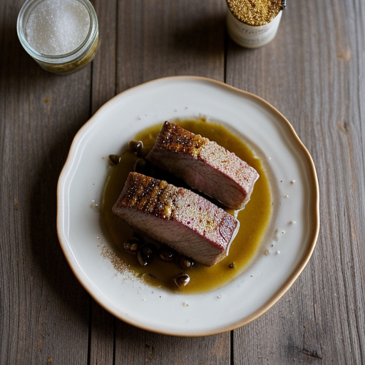 Pork W/ Figs, Pearl Onions & Mustard recipe image