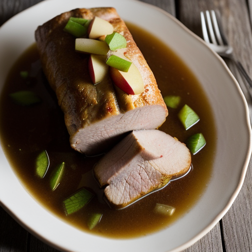 Pork With Apples, Calvados & Apple Cider recipe image