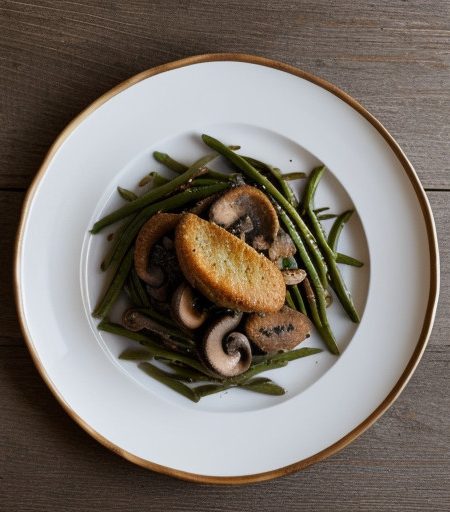 Pork With Green Beans & Mushrooms recipe image