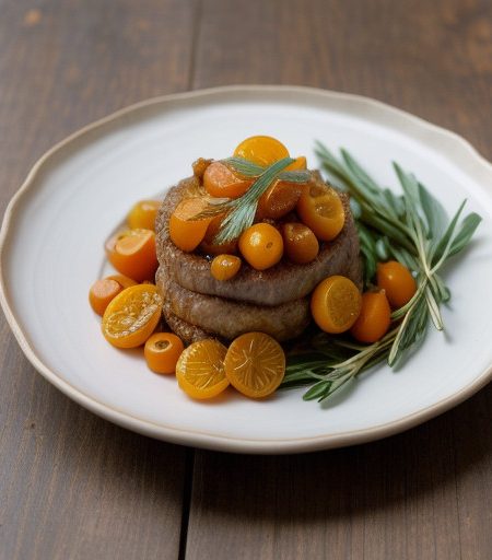 Pork With Kumquats recipe image