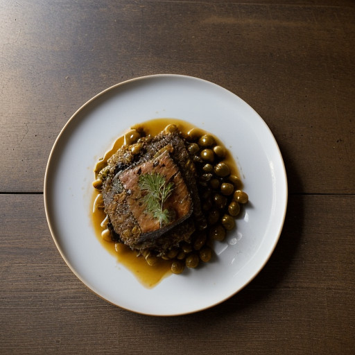 Pork With Rice & Olives recipe image