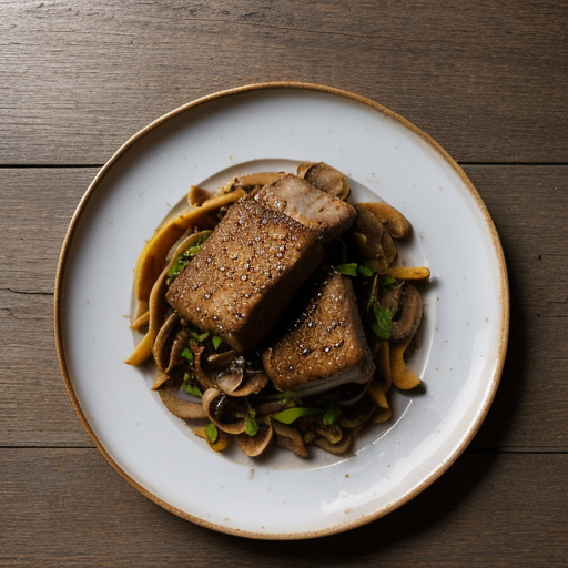 Pork With Straw Mushrooms recipe image