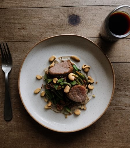 Pork With Vegetables & Cashews recipe image