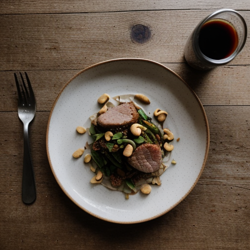 Pork With Vegetables & Cashews recipe image