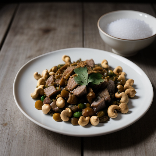 Pork With Vegetables 'N Cashews ( Mw recipe image