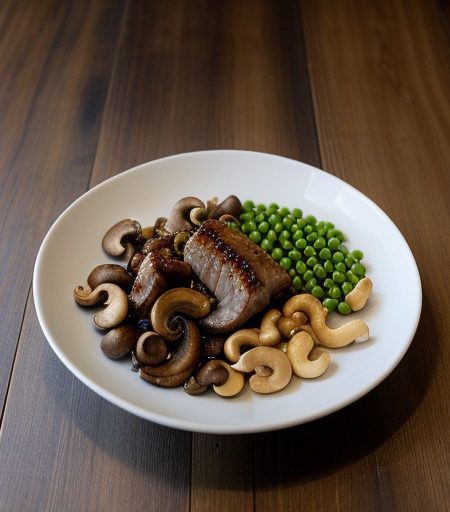 Pork With Vegetables and Cashews recipe image