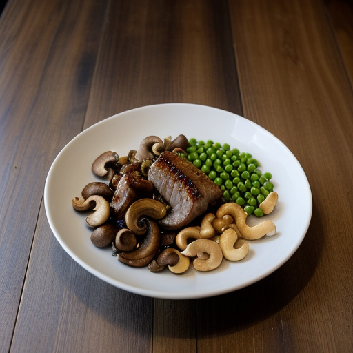 Pork With Vegetables and Cashews recipe image