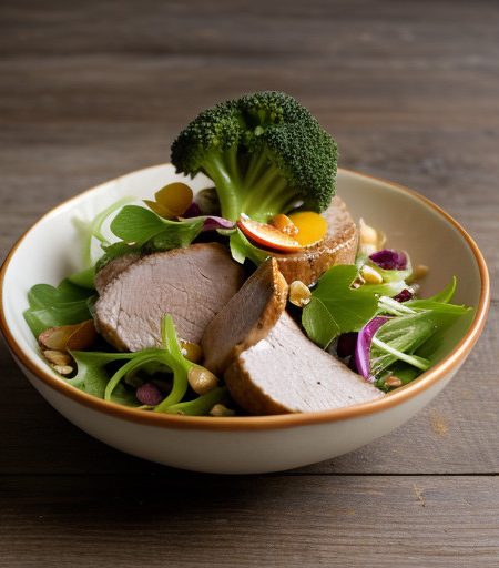 Pork and Apricot Salad recipe image