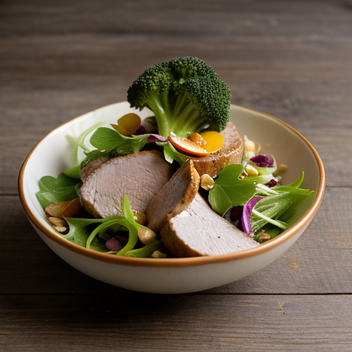 Pork and Apricot Salad recipe image