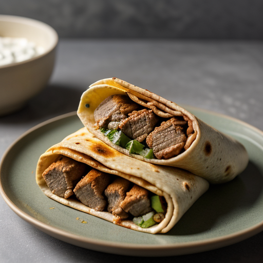 Pork and Chile Burritos recipe image