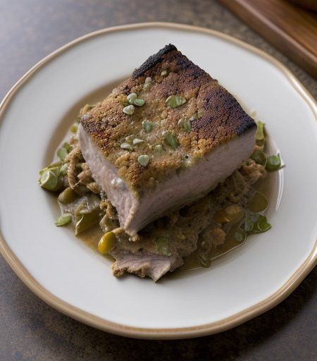 Pork and Green Chili Casserole recipe image