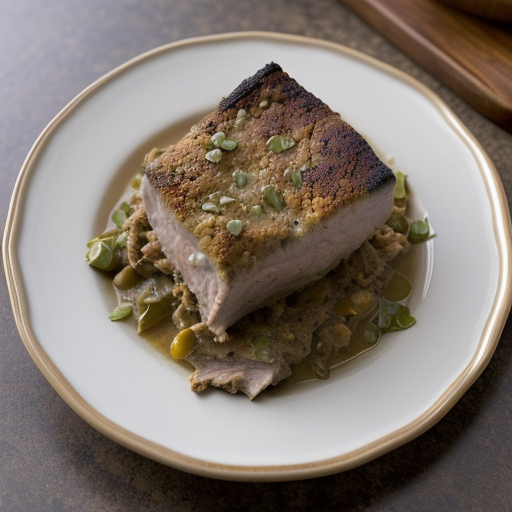 Pork and Green Chili Casserole recipe image