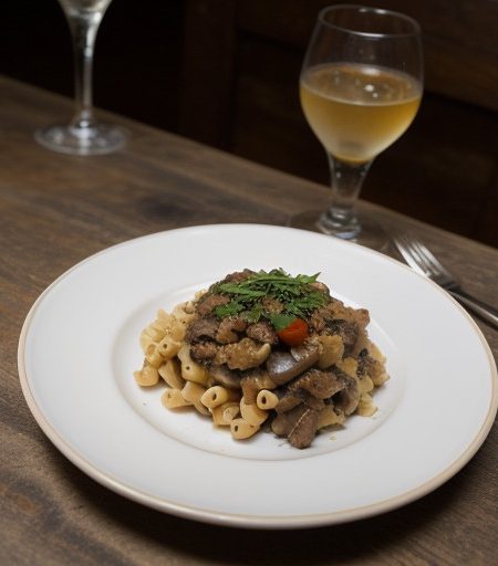 Pork and Macaroni Bake recipe image