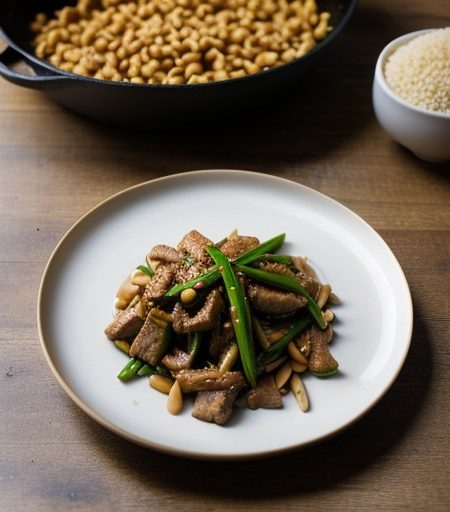 Pork and Peanut Stir-Fry recipe image