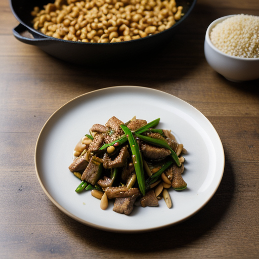 Pork and Peanut Stir-Fry recipe image
