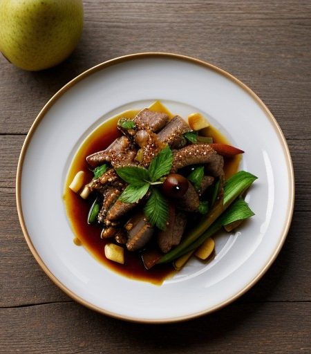 Pork and Pear Stir-Fry (7.5 PTS recipe image