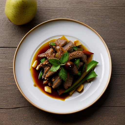 Pork and Pear Stir-Fry (7.5 PTS recipe image