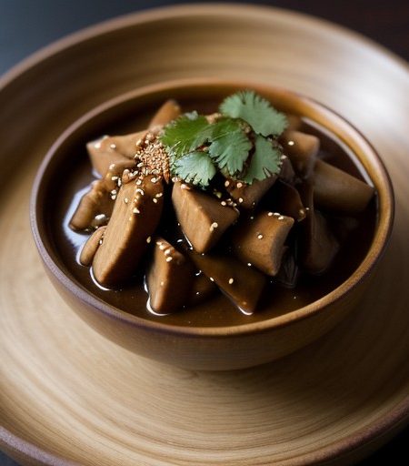 Pork in Hot Peanut Sauce recipe image